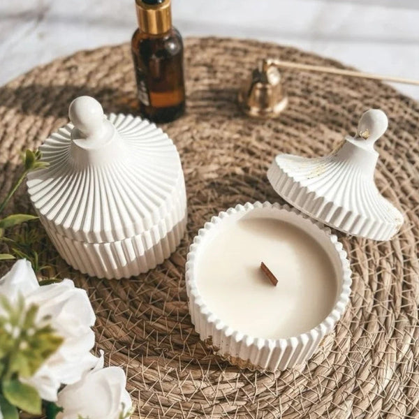 Velas en concreto